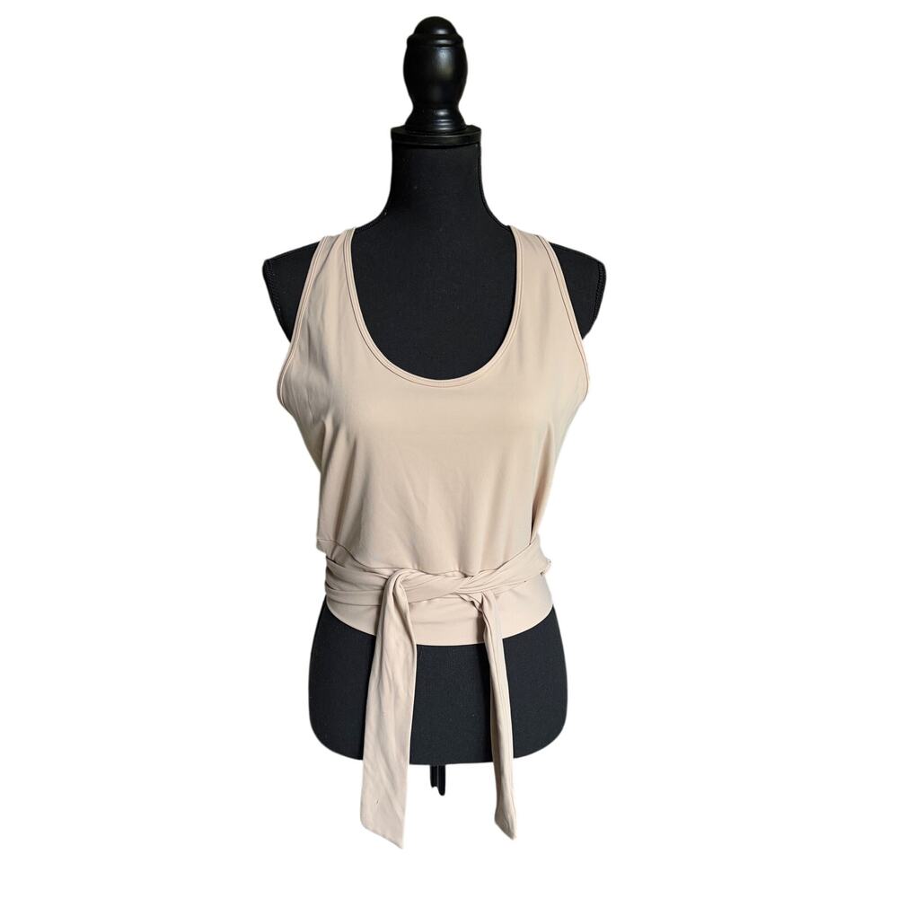 Calia Tie Wrap Tank (Sandstone Grey) - Large (NWT)
